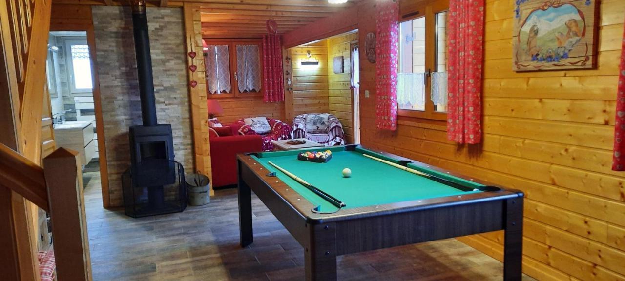 Chalet Les Marmottons Sauna Pool Table, Nintendo, Petanque Gerbépal 외부 사진